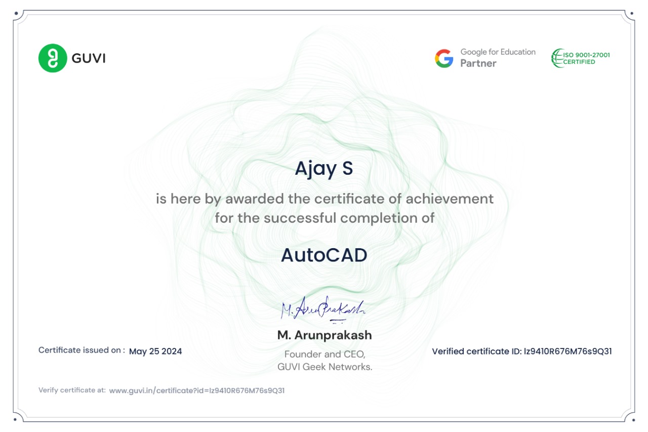 Certificate 1