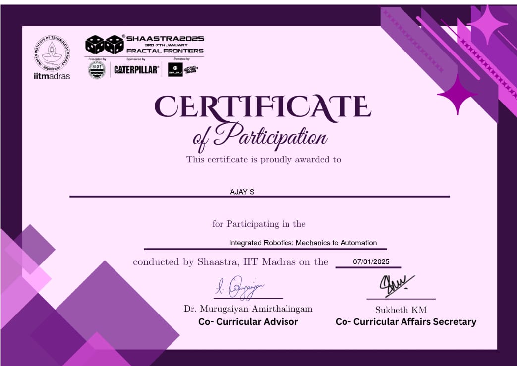 Certificate 13