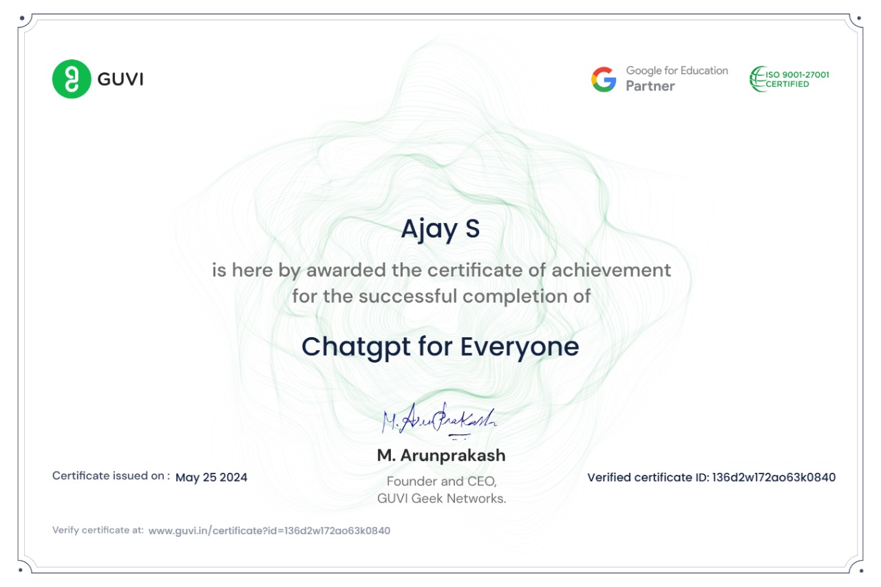 Certificate 2